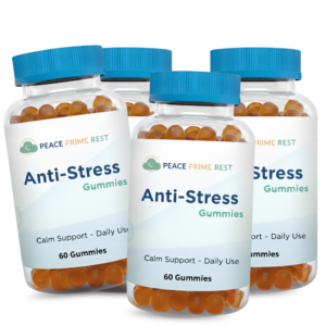 Anti-Stress Gummies (4 Bottles, 60 Gummies)